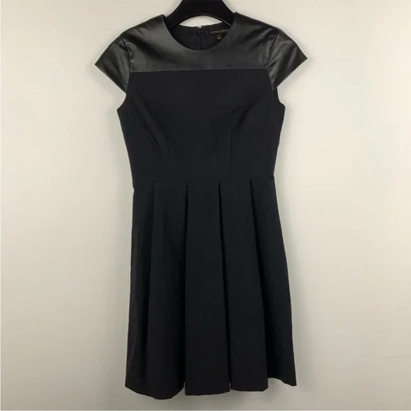 slim fit dress slacks Vegan Leather Wrap Dress main image 1